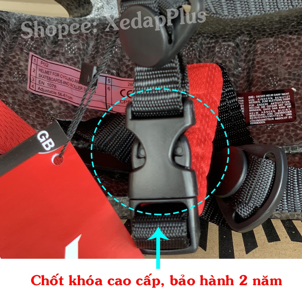 Nón bảo hiểm xe đạp Falcon city chính hãng - Có kèm kính chống nắng