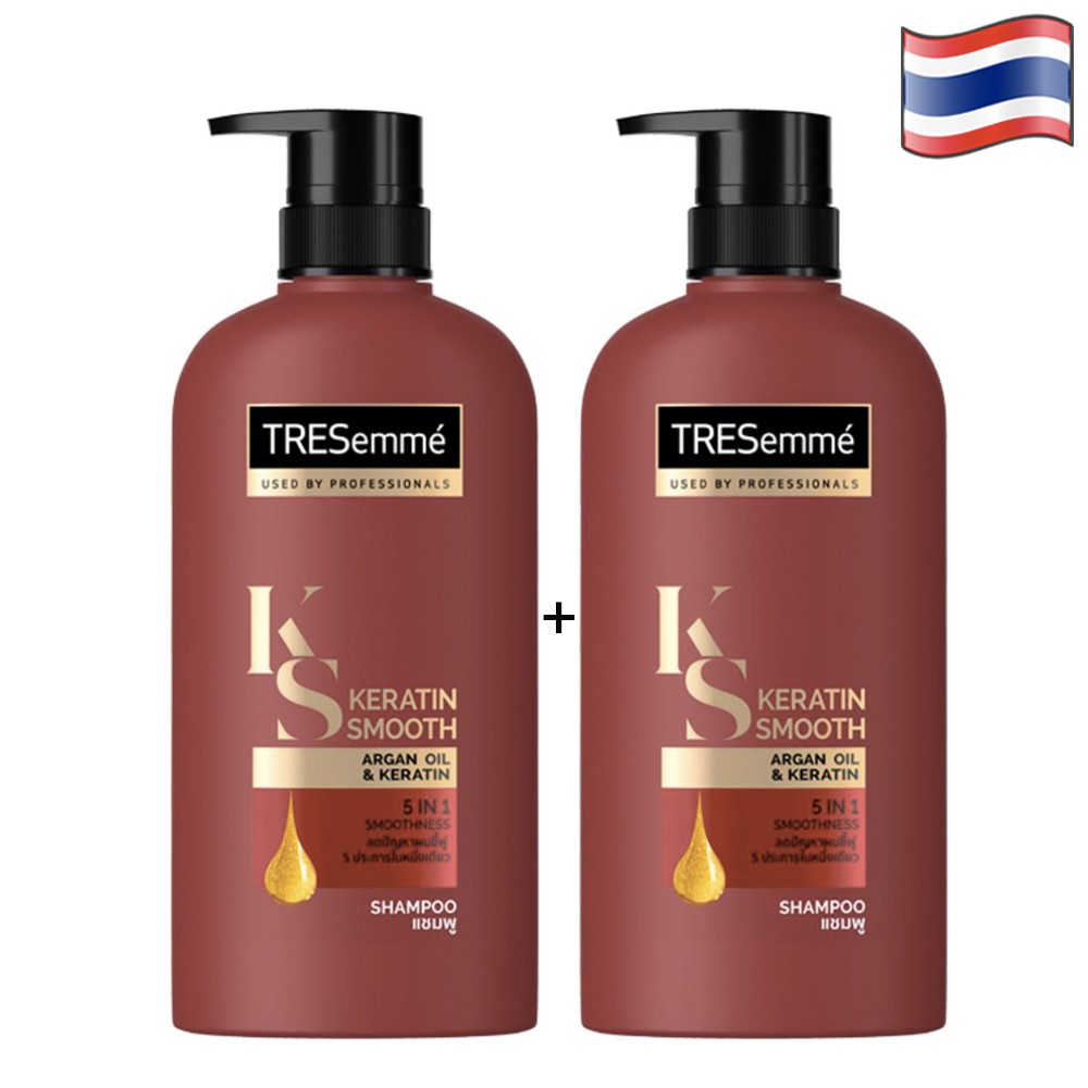 Combo 2 chai Dầu gội TRESEMME Keratin Smooth Thailand 450ml/chai