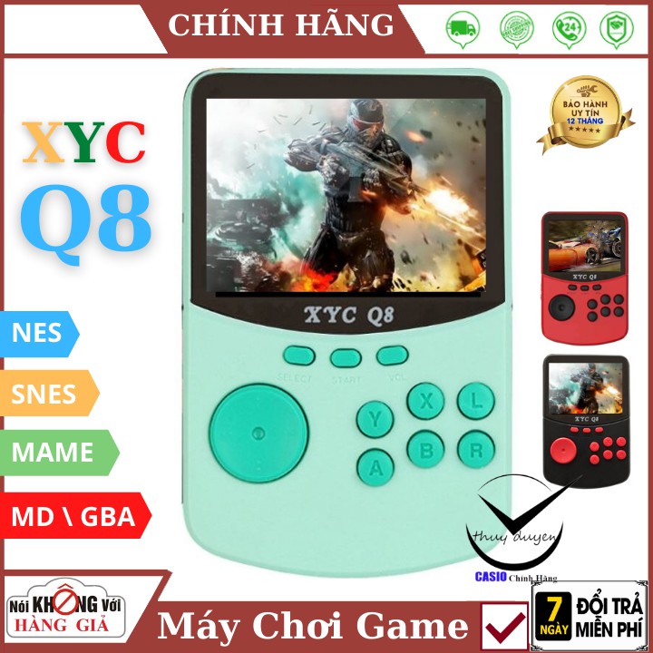 Máy chơi game cầm tay XYC Q8 Màn hình màu 2,8 inch - hỗ trợ ra Tivi , Trò Chơi Điện Tử NES  SNES  MAME  MD  GBA