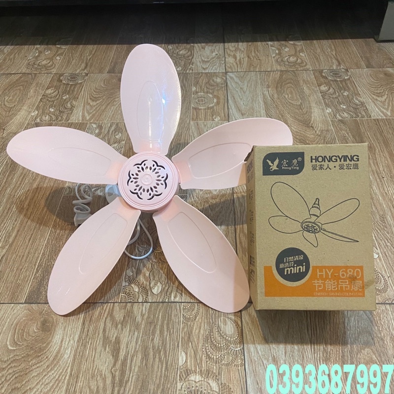 Quạt màn mini HONGYING-680 công suất 11w lượng gió ra cực mát