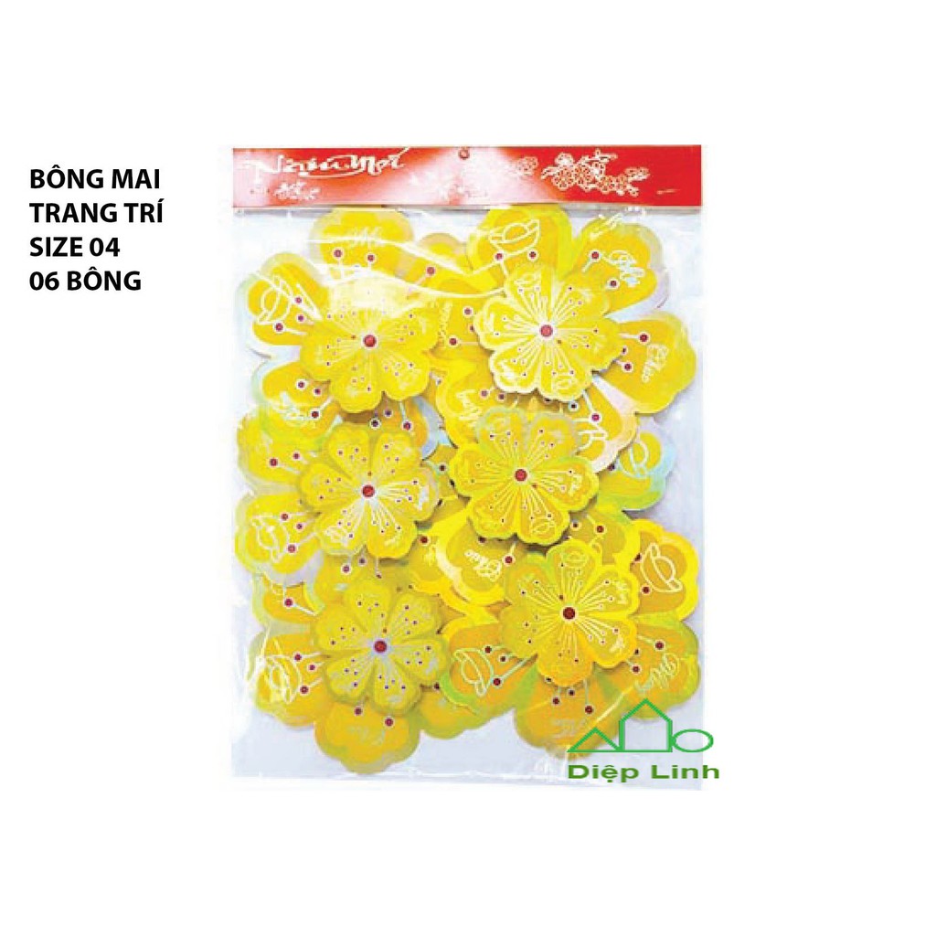 [HINH THẬT]Bông hoa mai - Hoa Đào 3D Trang Tri Tết - Nhiều size