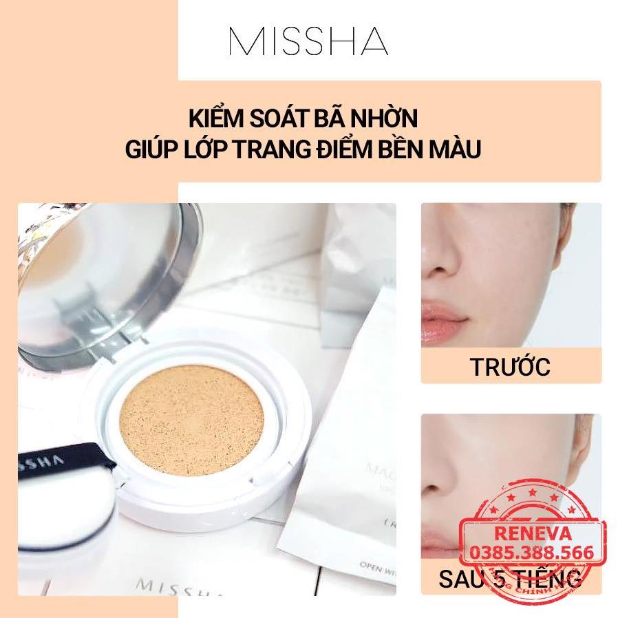 Phấn Nước Missha NEW EDITION Che Phủ Hoàn Hảo M Magic Cushion SPF 50+ PA+++ 15g PNMS01 RENEVA