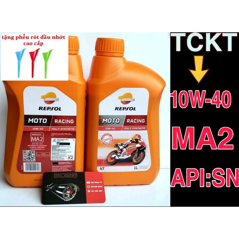 Dầu Nhớt Repsol 10w40 Racing