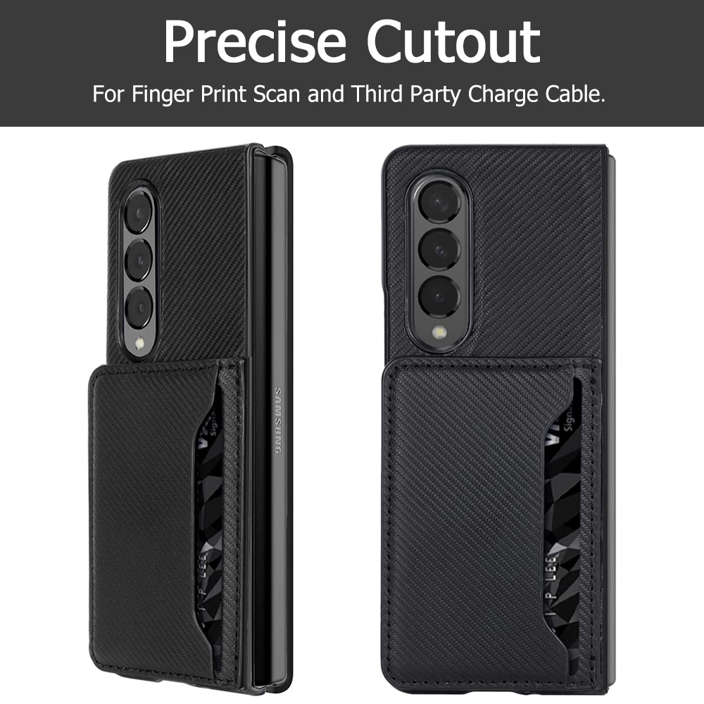 Bao Da Điện Thoại Nắp Gập Dạng Ví Có Ngăn Đựng Thẻ Và Giá Đỡ Cho Galaxy Z Fold 4 5G Z Fold 4 5G 2022 2022