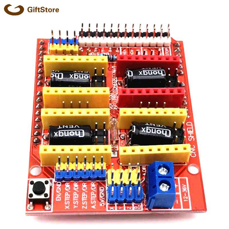 Mới Bảng Mạch Mở Rộng Cnc Shield V3 / Máy In 3d + 4 Trình Điều Khiển A4988 Cho Arduino