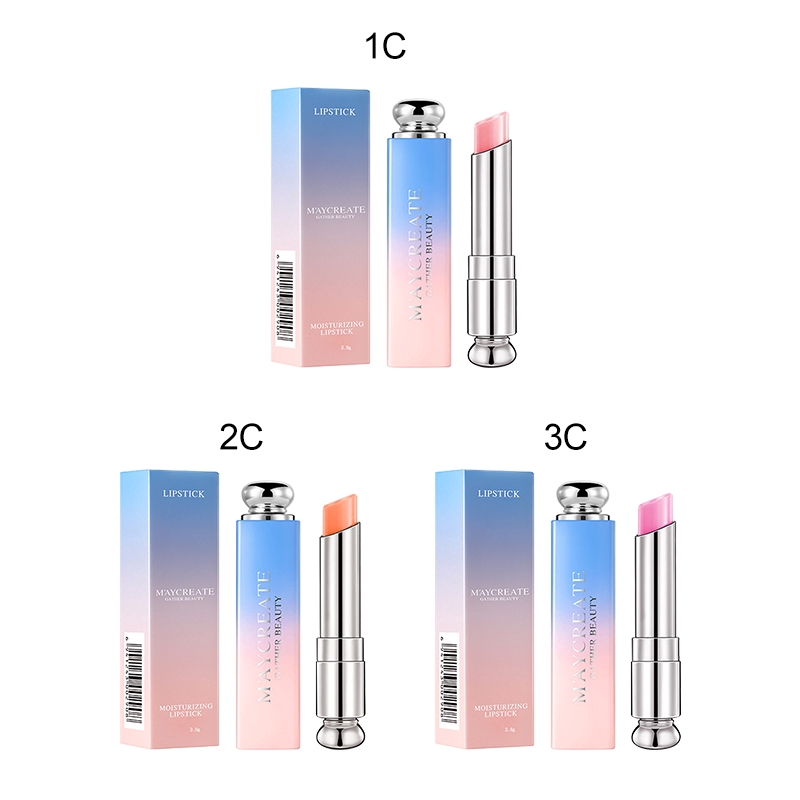 [Hàng mới về] Son môi dưỡng ẩm đổi màu theo nhiệt độ chống nước lâu trôi Maycreate