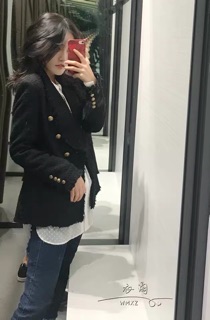 Vest tweed zara