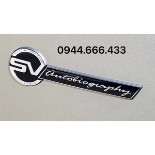 Chữ SV autobiography , tem sv autobiography , logo sv autobiography range rover