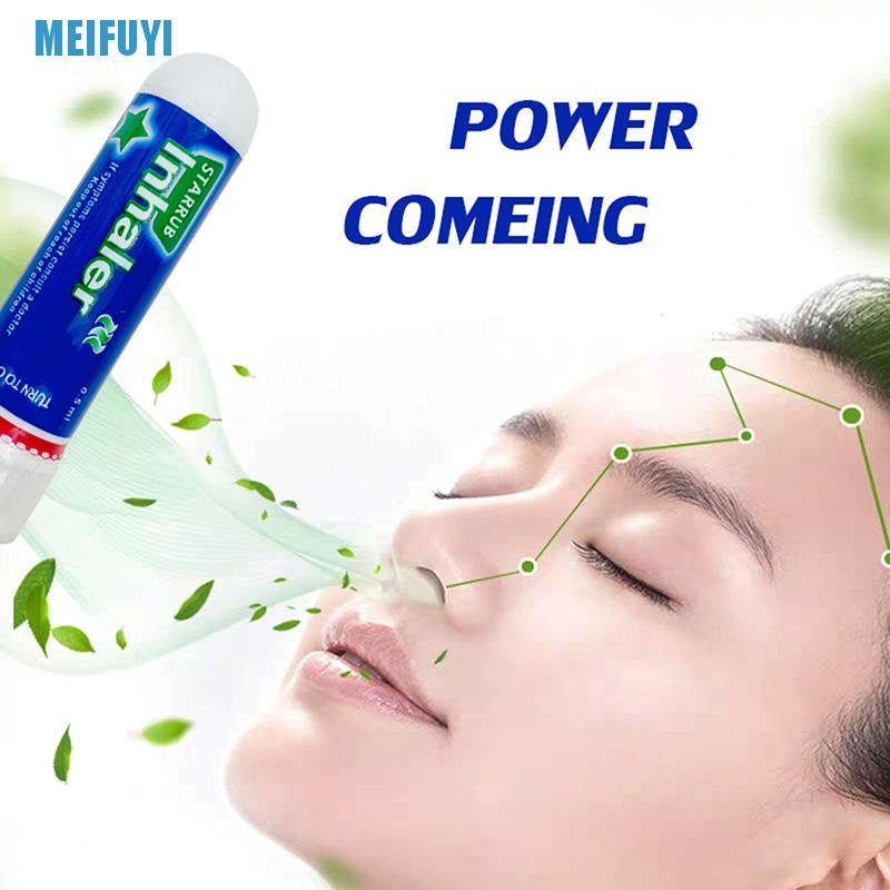 [Hàng mới về] Bộ 5 ống tinh dầu hít mũi Starrub giảm tình trạng kích ứng mũi bằng thảo dược tự nhiên 439v