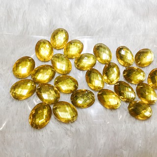 Hạt cườm 3d vàng kết áo hình bầu dục đính trang phục váy đầm