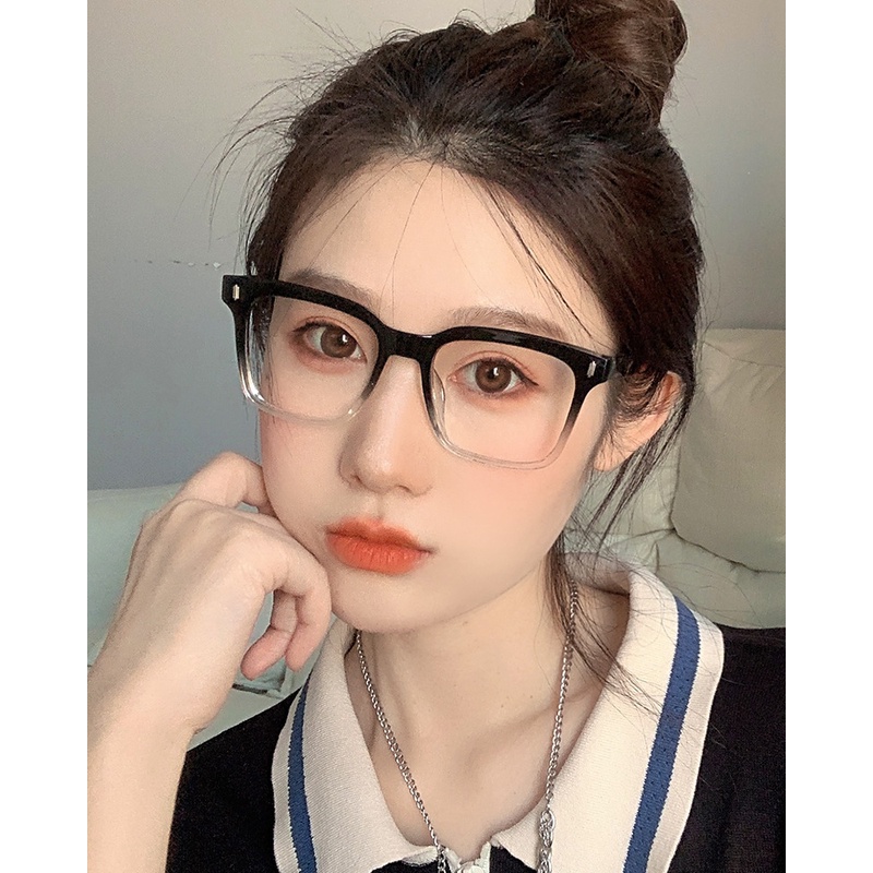 Kính Đọc Sách Tròng Trong Suốt Kiểu Dáng Retro Thời Trang Cho Nam Và Nữ