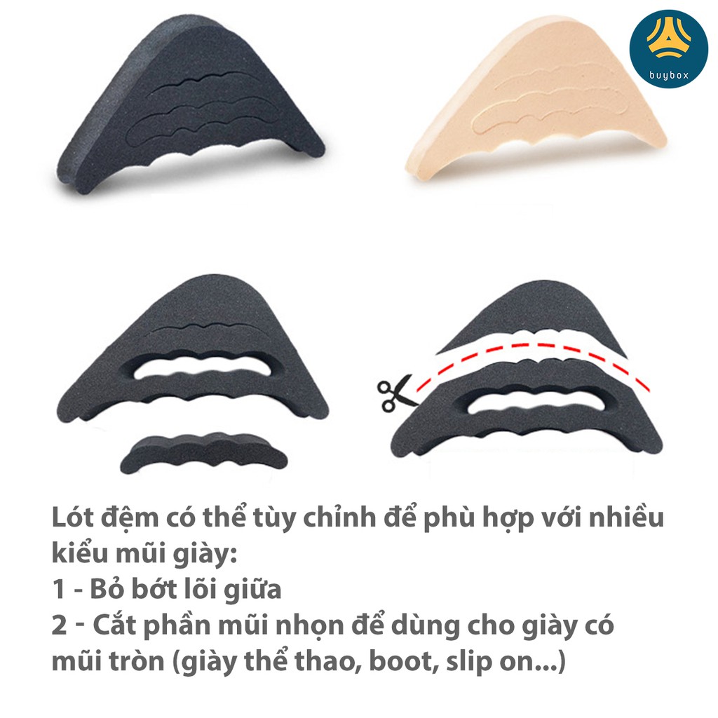 Combo 03 phụ kiện chuyên dùng mang giày cao gót êm chân (mũi tròn) - buybox - BBPK09-11-50