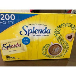 ĐƯỜNG ĂN KIÊNG SPLENDA NHẬP KHẨU MỸ 100 gói