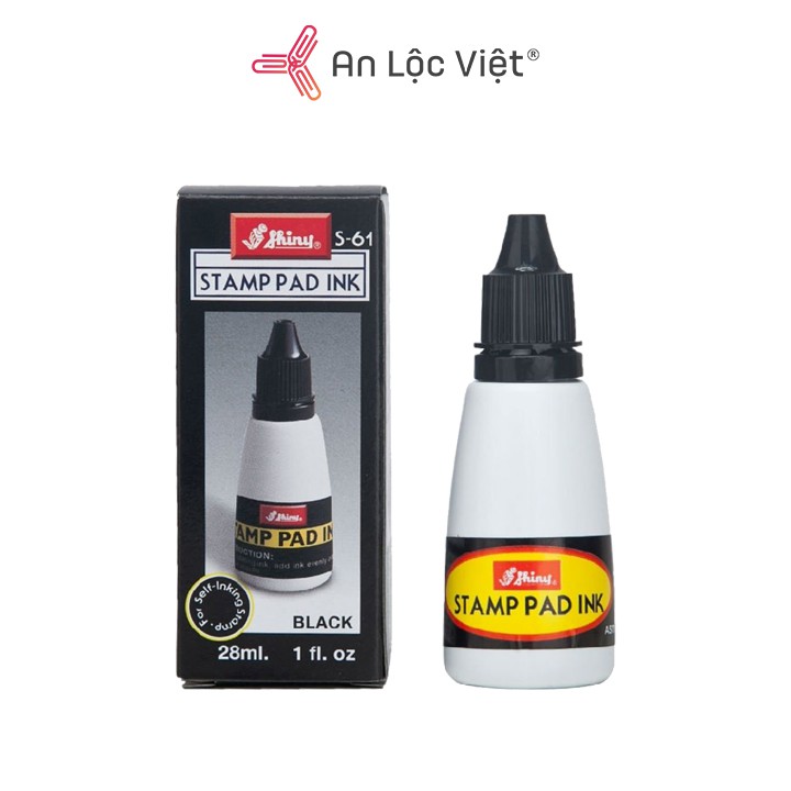 Mực dấu Shiny S.62/63/61 chính hãng (chai 28ml)