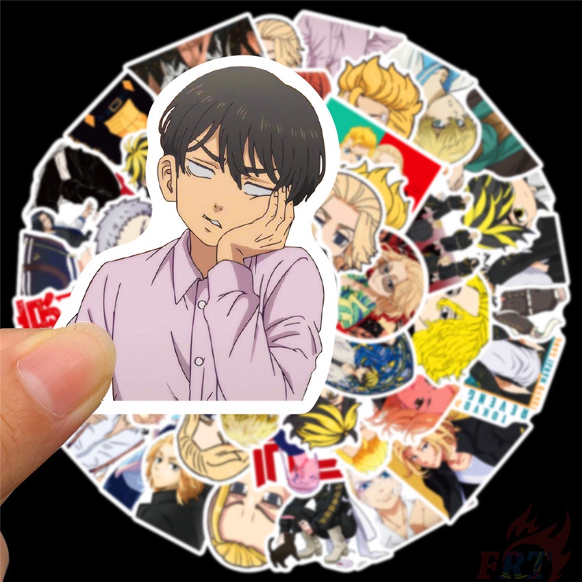 ❉ Tokyo Revengers Series 06 Anime Stickers ❉ 50Pcs/Set DIY Fashion Mixed Luggage Laptop Skateboard Doodle Decals Stickers