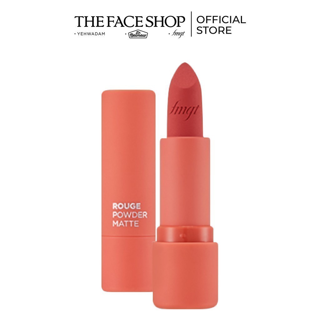 Son Môi Trang Điểm TheFaceShop Rouge Powder Matte 3.2g