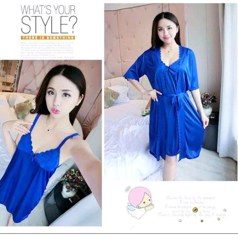 Mall	Bộ Đồ Ngủ KIMONO 2 Trong 1 Vải SATIN Nhập Khẩu | BigBuy360 - bigbuy360.vn