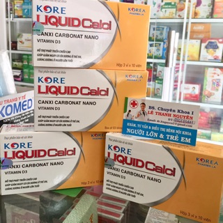 ✅(chính hãng date xa) Korea LiQUID Calci Nano Ome DHA