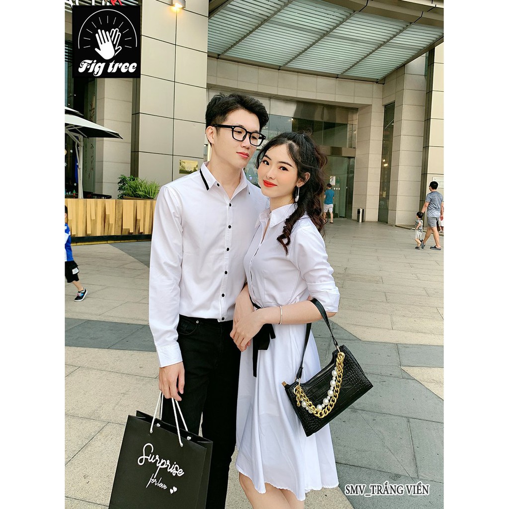 SÉT GĐ TRẮNG PHỐI ĐEN THỜI TRANG &lt;3