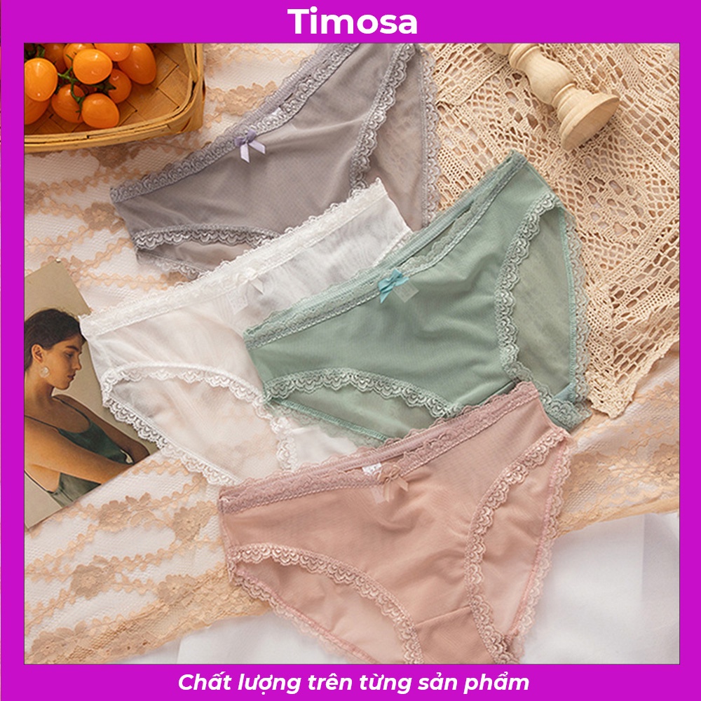 Quần lót nữ ren cao cấp kháng khuẩn sexy gợi cảm  ôm dáng không tạo hằn T0025