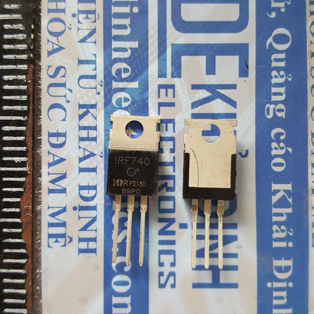 5 con IRF740 IRF740PBF 400V 10A TO-220 MOSFET N-CH kde3766