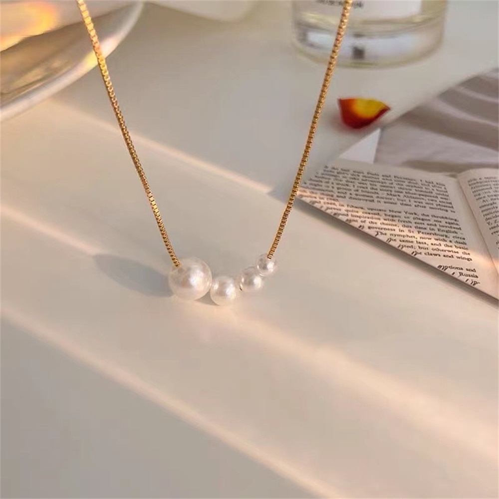Vòng Cổ Choker Đính Ngọc Trai Phong Cách Thời Trang Mùa Hè Mới Dành Cho Nữ