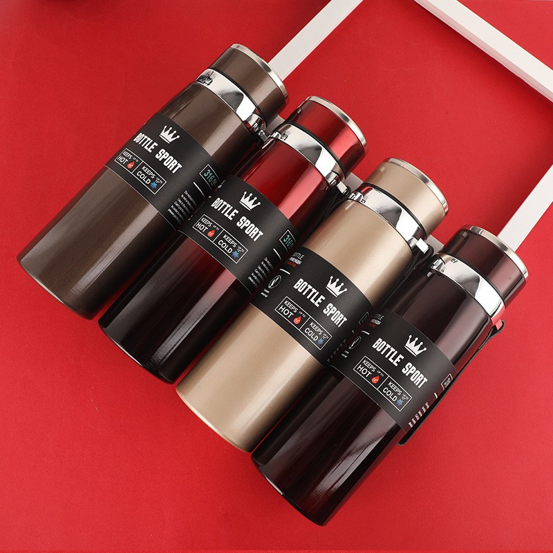 ( CÓ VIDEO 2 VIỀN ) BÌNH GIỮ NHIỆT 1L LOẠI 1 INOX 304 CHỨA 1000ML NƯỚC