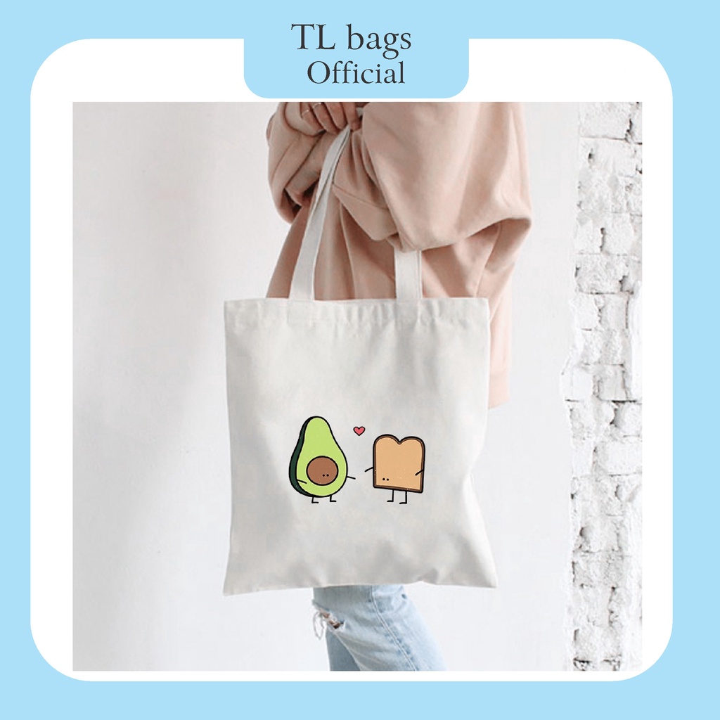Túi tote , túi quả Bơ TL siêu dễ thương hàng 1 dây