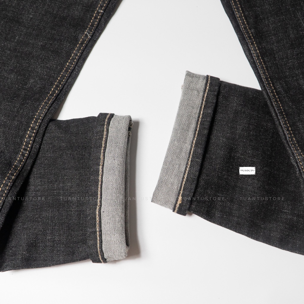Quần Jean nam đen tiêu LV 511 cambodia (Form ống đứng Slimstrecth ,ống quần 17cm đến 19m,chất vải co dãn) t03 | BigBuy360 - bigbuy360.vn