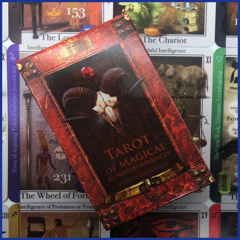 Bộ Bài Tarot 78 Lá Hình Mèo Hoạt Hình Phiên Bản Tiếng Anh Chất Lượng Cao