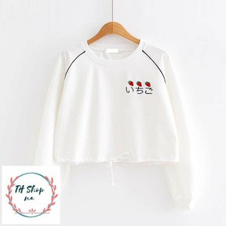 Áo croptop tay dài