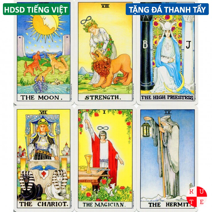 Bộ Bài Tarot Rider Smith 78 Lá Bài Xem Vận Mệnh Tương Lai Tặng  Túi Nhung Đựng Bài Và Hướng Dẫn Tiếng Việt