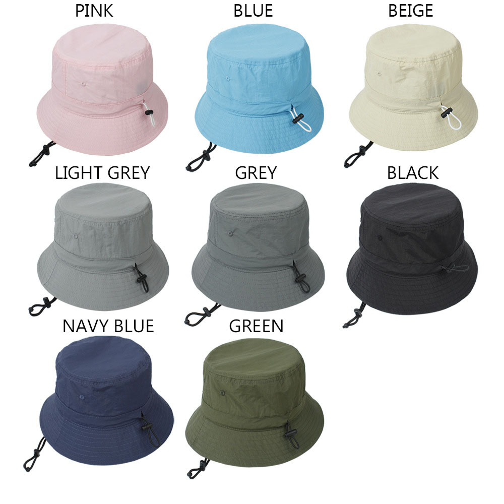 Mũ Tai Bèo Chống Nắng/Tia UV Vành Rộng Có Dây Đeo Bản Rộng Gấp Gọn Mang Đi Biển Tiện Dụng