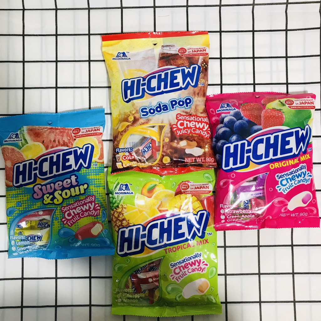 GÓI KẸO DẺO HI CHEW TRÁI CÂY 90G