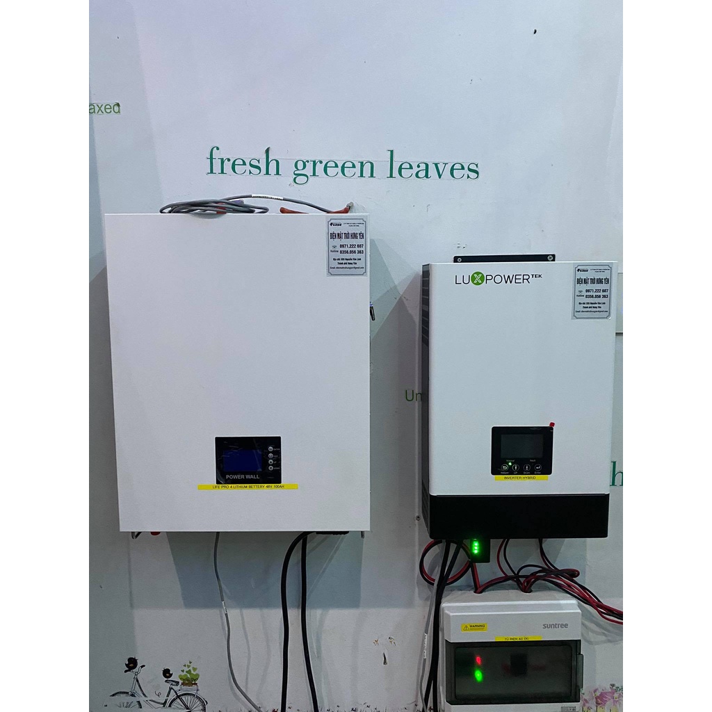 Biến tần hòa lưới và độc lập inverter Luxpower 5kW - 2MPPT 6000W pin mặt trời - Mã SNA 5000 WPV.