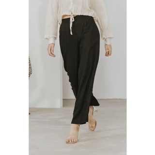 Marcia Pants - Quần culotte linen đen