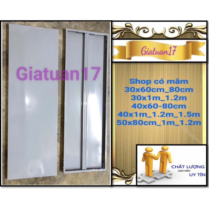 Mâm sắt v lỗ 40x100cm (dày 8zem-1 li) sơn tĩnh điện