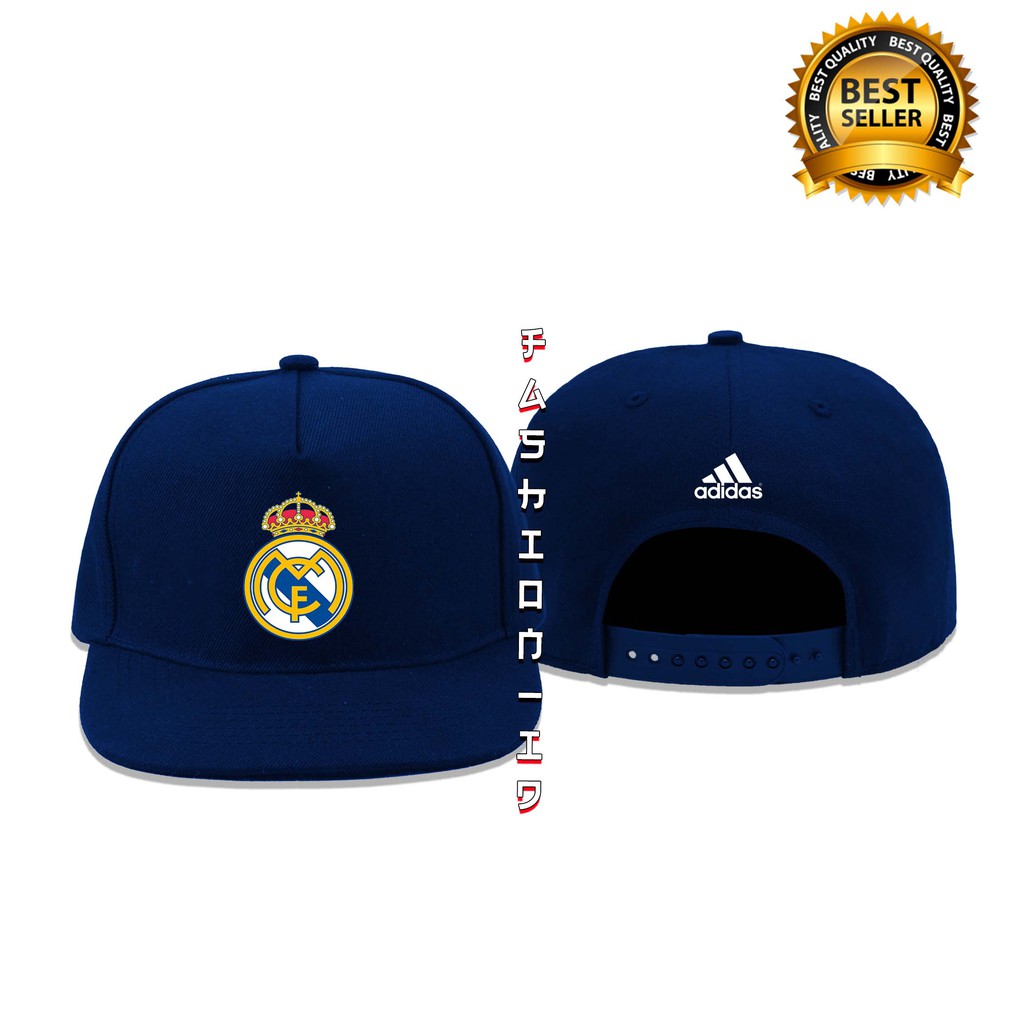 Mũ Lưỡi Trai In Logo Real Madrid Cho Nam Và Nữ