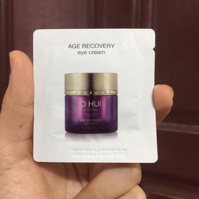 10 gói Kem dưỡng chống lão hóa vùng mắt cải thiện nếp nhăn Ohui Age Recovery Eye Cream