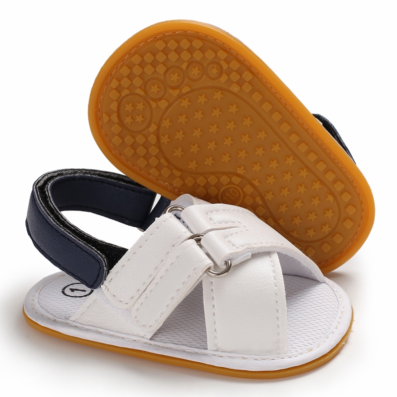 Giày Sandal Cotton Mềm 2 Phong Cách Thời Trang Mùa Hè 2022 Cho Bé Sơ Sinh 0-18 Tháng Tuổi