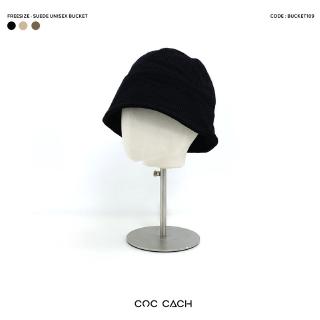 UNISEX - Mũ bucket suede basic Bucket109