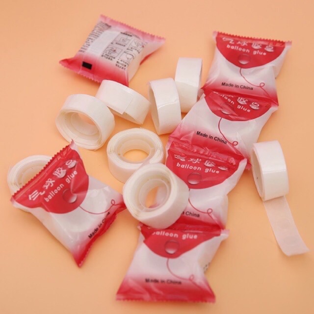 Combo 5 cuộn băng dính 2 mặt chuyên dụng dán sinh nhật