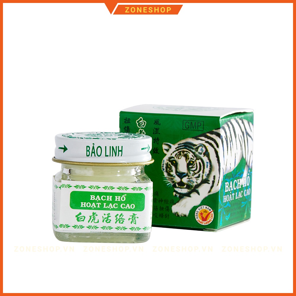 Cao Xoa Bóp Bạch Hổ Hoạt Lạc Cao BẢO LINH 20 gram, dầu xoa bóp Bảo Linh [ZONESHOP]