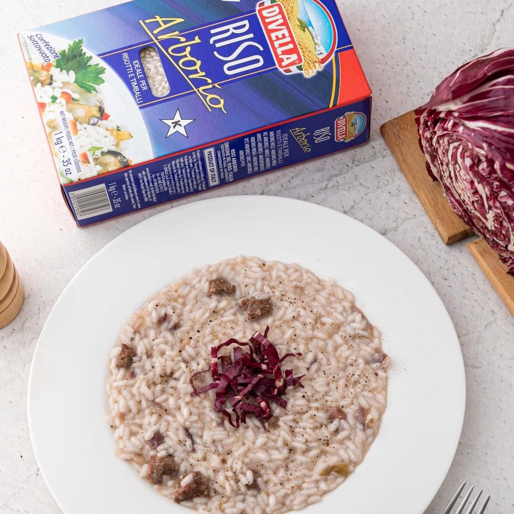 Gạo Ý Arborio DIVELLA gói 1Kg chuyên làm risotto