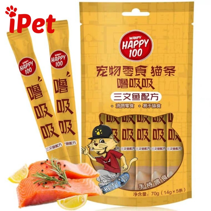 Thức Ăn Pate Súp Thưởng Wanpy Happy 1 Thanh - iPet Shop