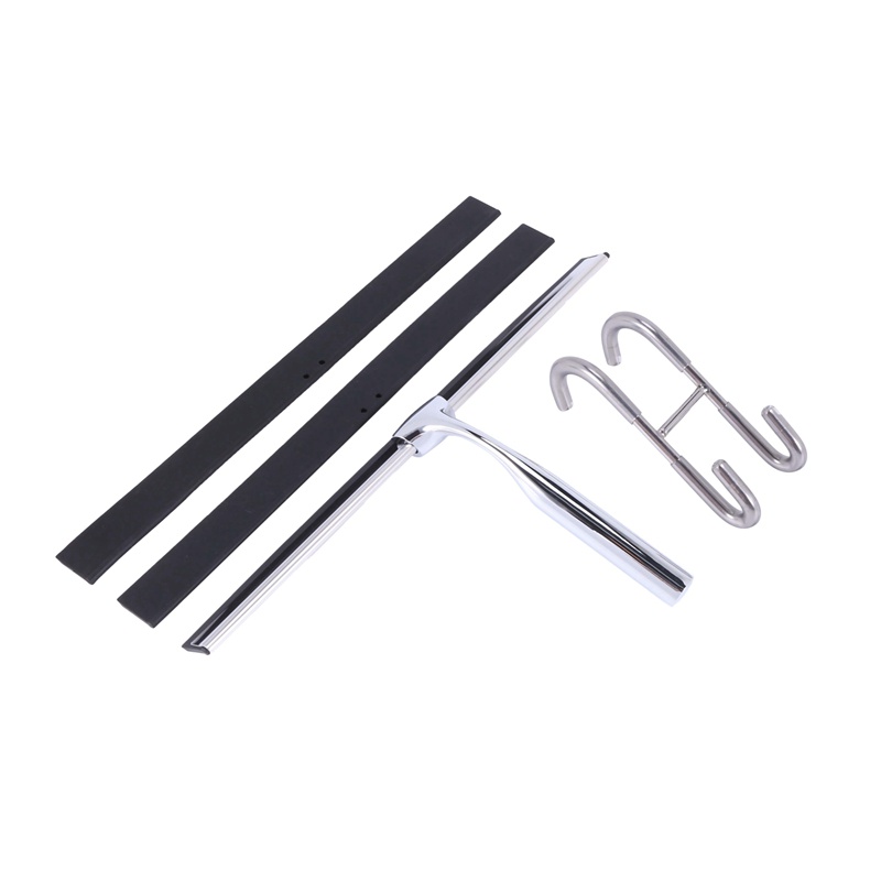 Cây Gạt Nước Bằng Thép Không Gỉ 31cm Kèm 2 Móc Treo Bằng Silicone