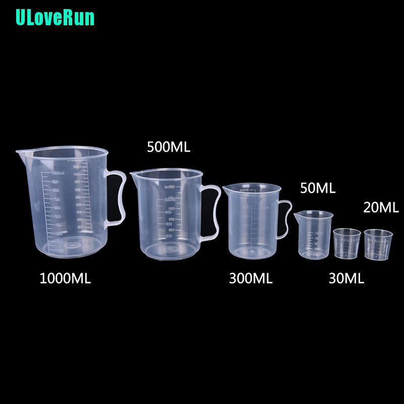 Bình đo lường bằng nhựa 20 / 30 / 50 / 300 / 500 / 1000ml