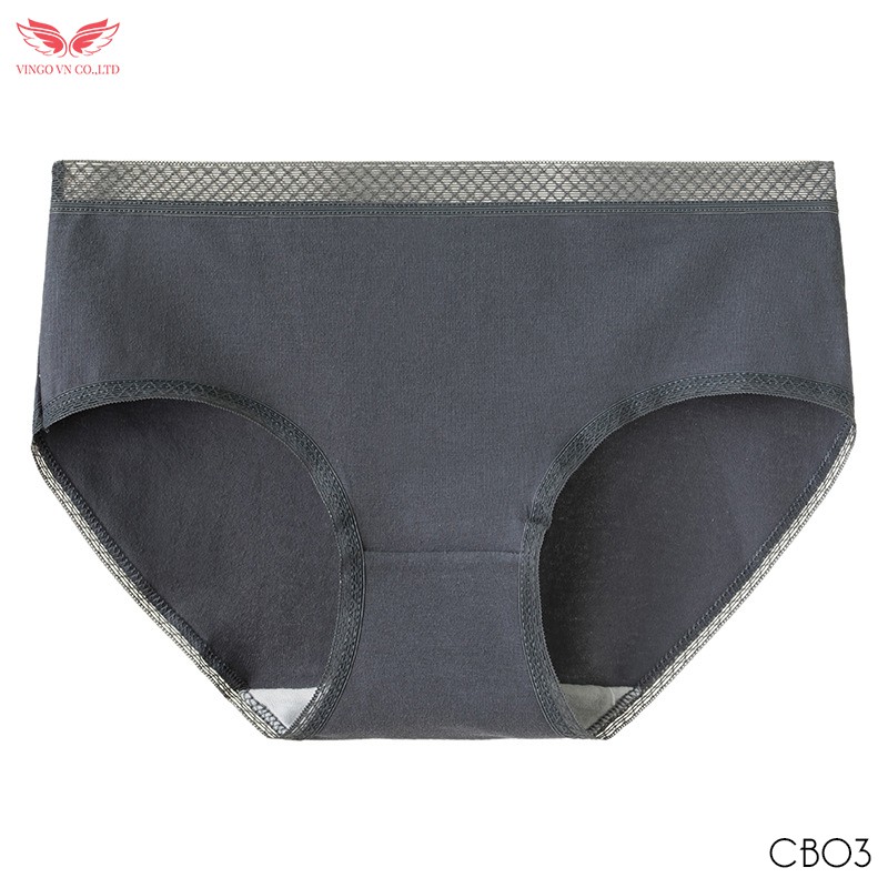 Combo 3 quần lót nữ VINGO dáng 3/4 chất cotton mềm mỏng kháng khuẩn viền ren ôm sát mặc không lộ viền có size CB03 VNGO