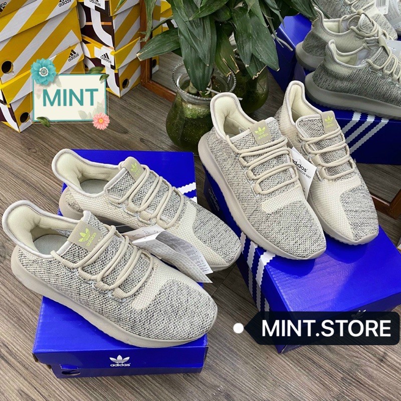 (Video cận cảnh) Giày thể thao sneaker tubular shadow kem