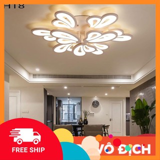 [ RẺ VÔ ĐỊCH ]Đèn ốp trần, đèn  LED  ốp trần trang trí phòng khách .phòng ngủ có 3 chế độ sáng tăng chỉnh ánh sáng